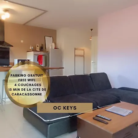 Apartment *le Cocon Bistroquet*oc.keys/terrasse/ Parking